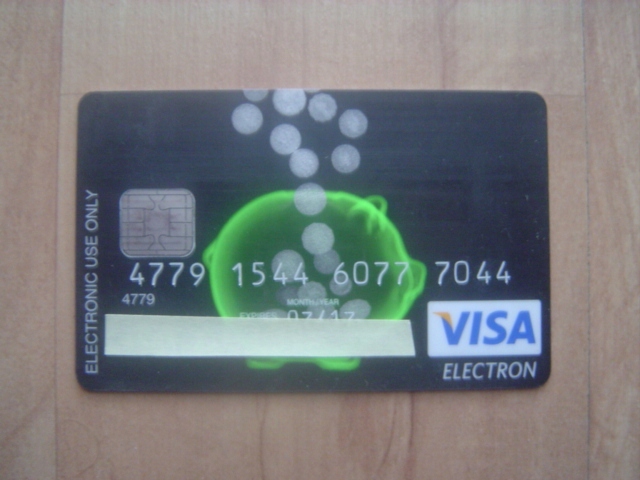 BANKOWA KARTA KOLEKCJONERSKA VISA BZ WBK