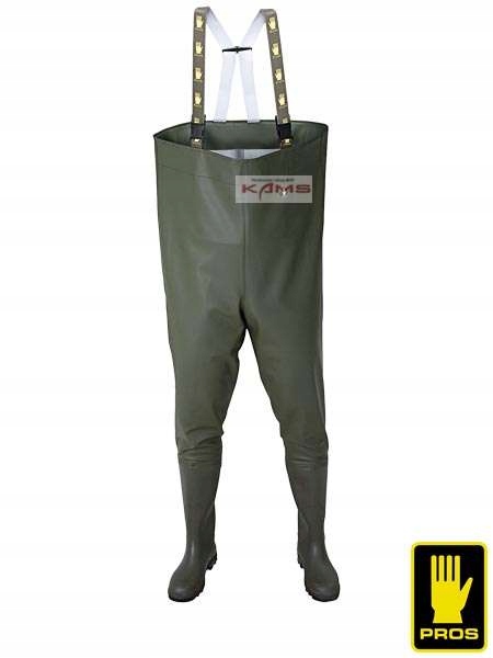 AJ-SB01-Spodniobuty zielone, wodoochronne roz. 45*