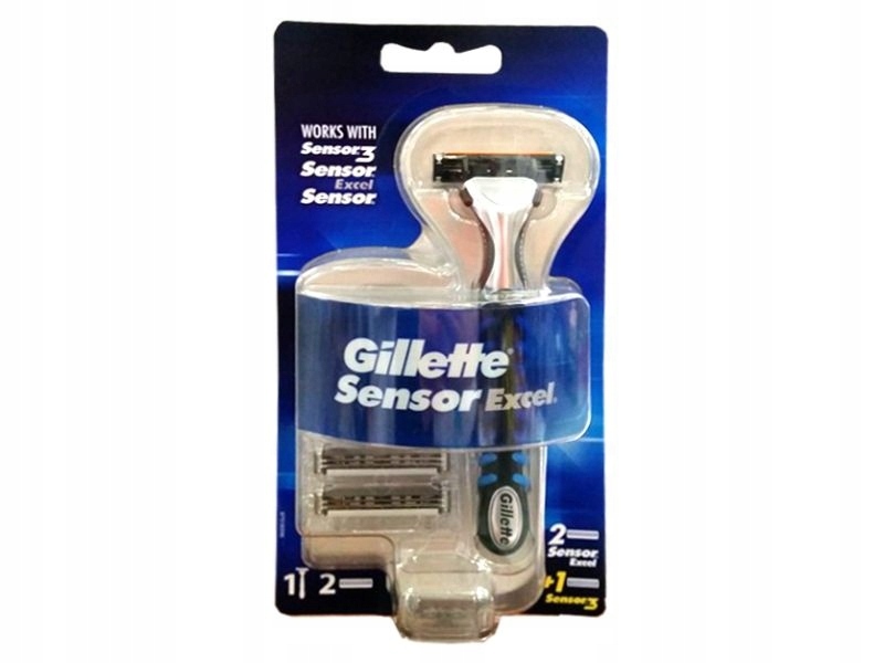 Gillette Sensor Excel maszynka + 3 wkłady