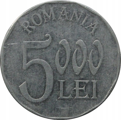 5000 lei 2002 Rumunia st.III