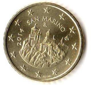 50 cent San Marino 2014 z rolki - monetfun