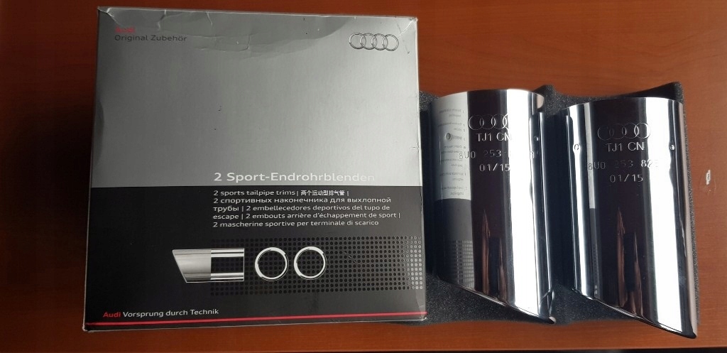 Koncówki Wydechowe Nowe Oryginał Audi Q3 8U0071761