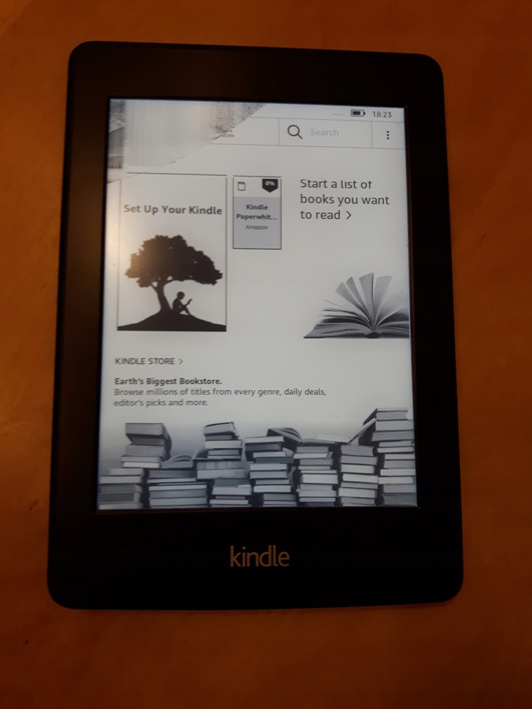Kindle paperwhite 3 bez reklam - uszkodzony ekran