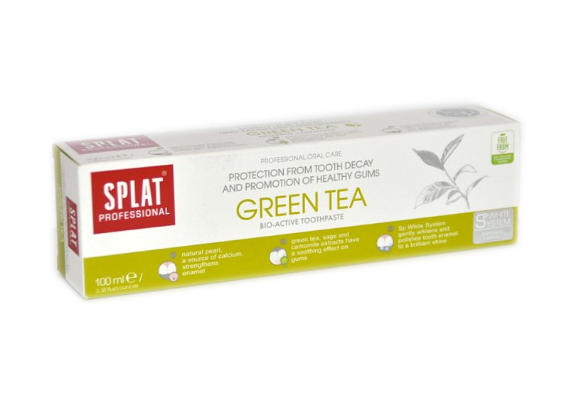 Splat Professional Green Tea pasta bez fluoru