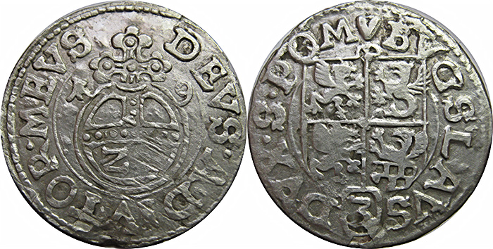 Bogusław XIV. Półtorak (Reichsgroschen) 1619