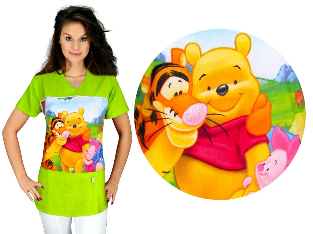 Odzież medyczna bluza damska Koi XS motyw Disney