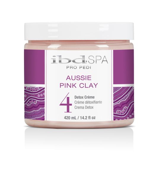 IBD Spa ProPedi Aussie Pink Clay4 Detox Creme 397g