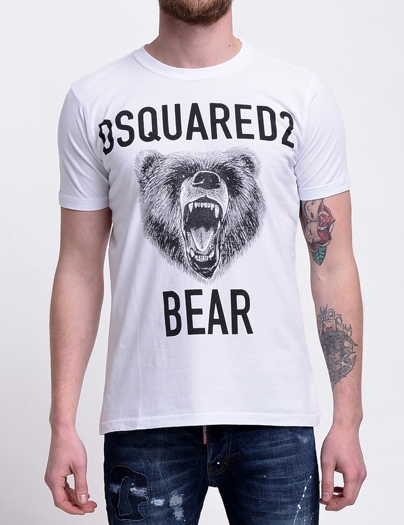 Koszulka T-Shirt Dsquared Caten Bear Slim XXL