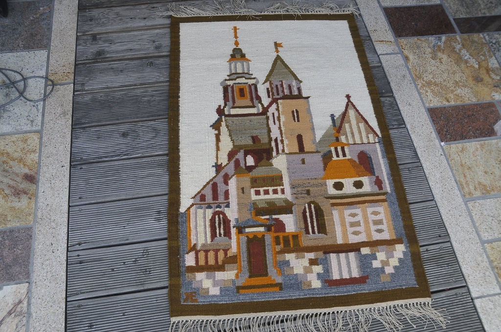 kilim KATEDRA WAWELSKA === 125X80 ==== sygnowany