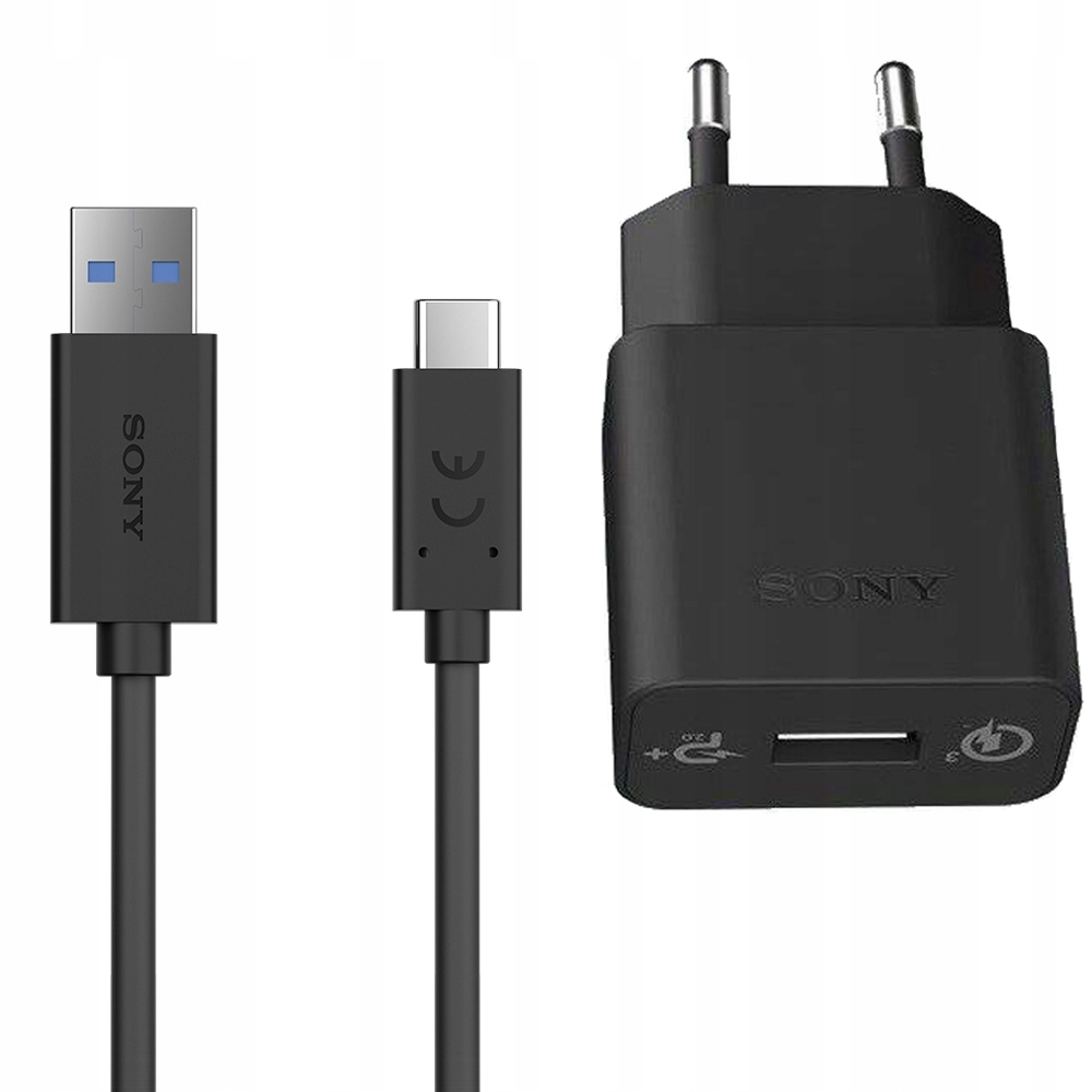 HTC U Play | Ładowarka Sony QC + kabel USB-C 3.1
