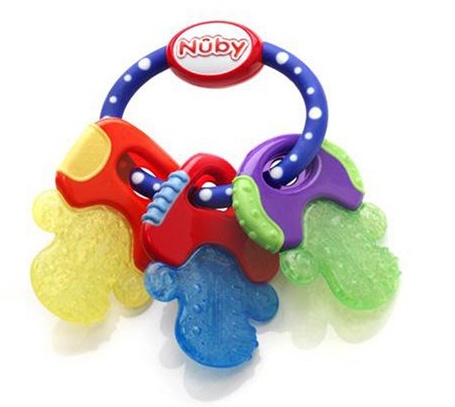 Gryzaczki dla dzieci w formie kluczy Nudy Icy Bite