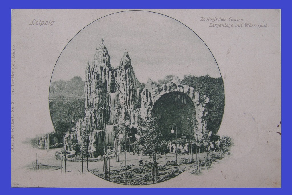 LEIPZIG  Zoologischer Garten Berganlage mit.1898 r