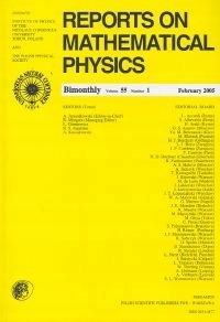 Reports on Mathematical Physics 55/1