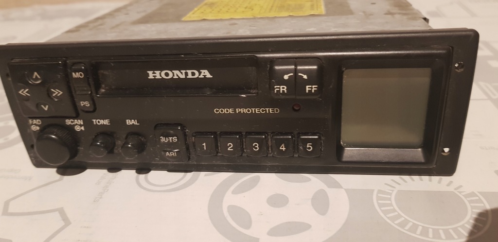 Oryginalne radio stara Honda Blaupunkt HES-122R