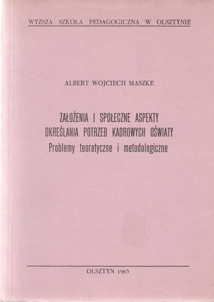 POTRZEBY KADROWE OŚWIATY Maszke