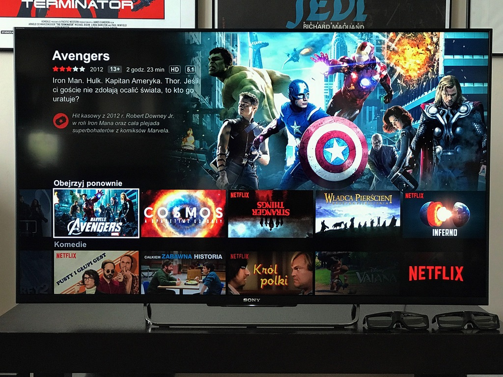 TV LED SONY 50'' 1080P 3D Bravia KDL-50W829B