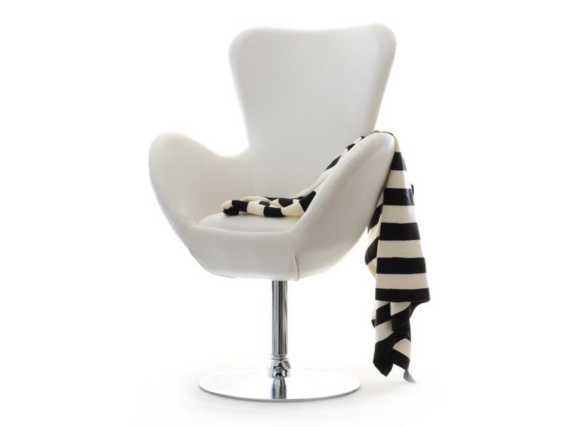 Designerski fotel JAJO JACOB biały