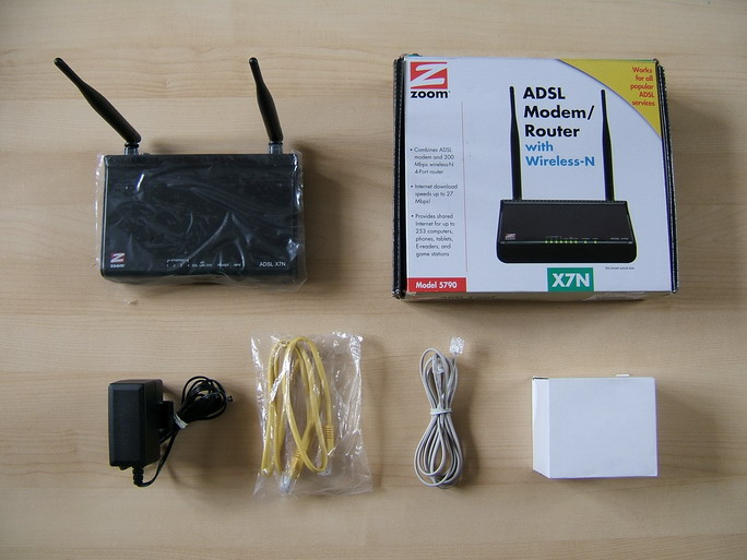 ZOOM Router WIFI + modem ADSL 2/+2 WiFi N 300Mbps - 7234570966 ...