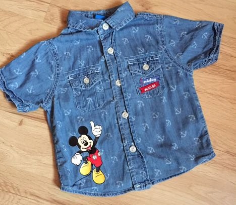 Koszula Disney/ Mickey Mouse / 80-9/12 msc