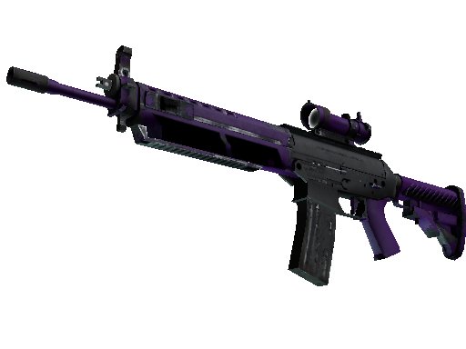 CS:GO SKIN ST SG 553 Ultraviolet (Well-Worn)