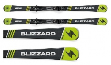 Narty Blizzard WSC RACE WOOD YELLOW +wiązania 167