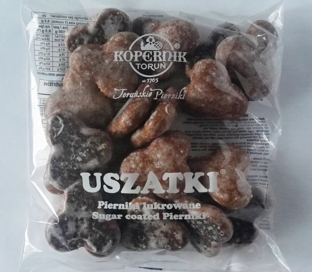PIERNIKI TORUŃSKIE KOPERNIK USZATKI LUKROWANE 170G
