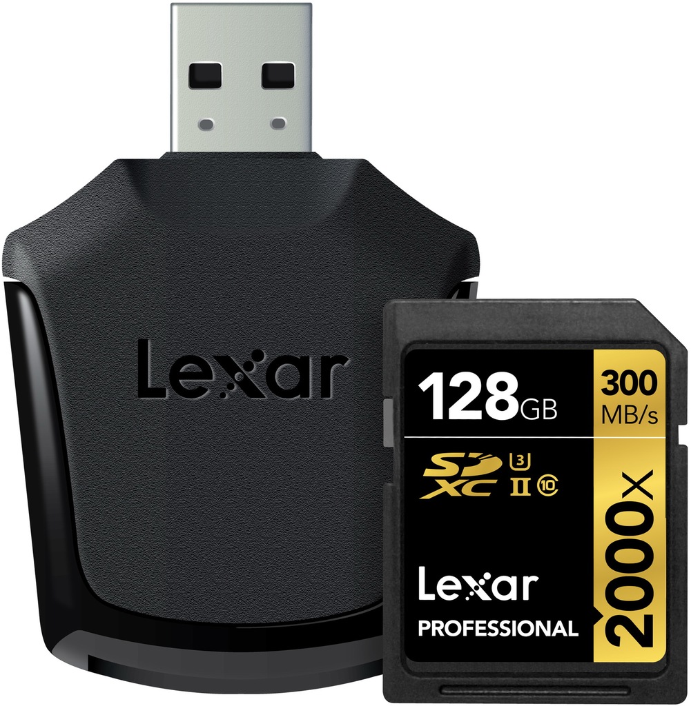 Lexar 128GB SDXC SDHC SD 300MB/s 2000x karta