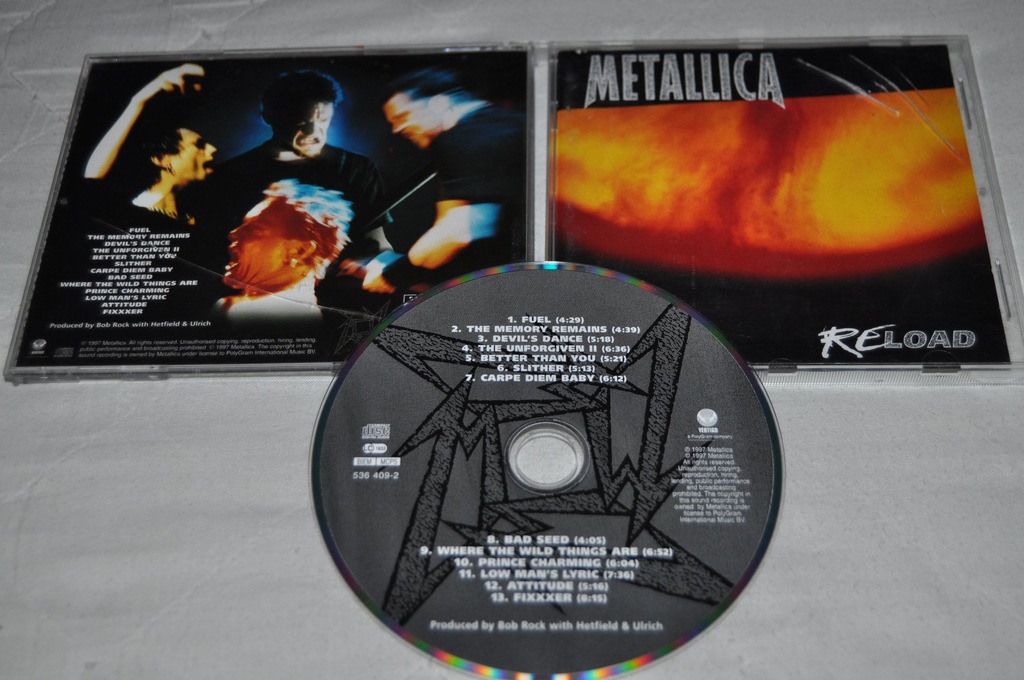 METALLICA - RELOAD 1997R  CD!