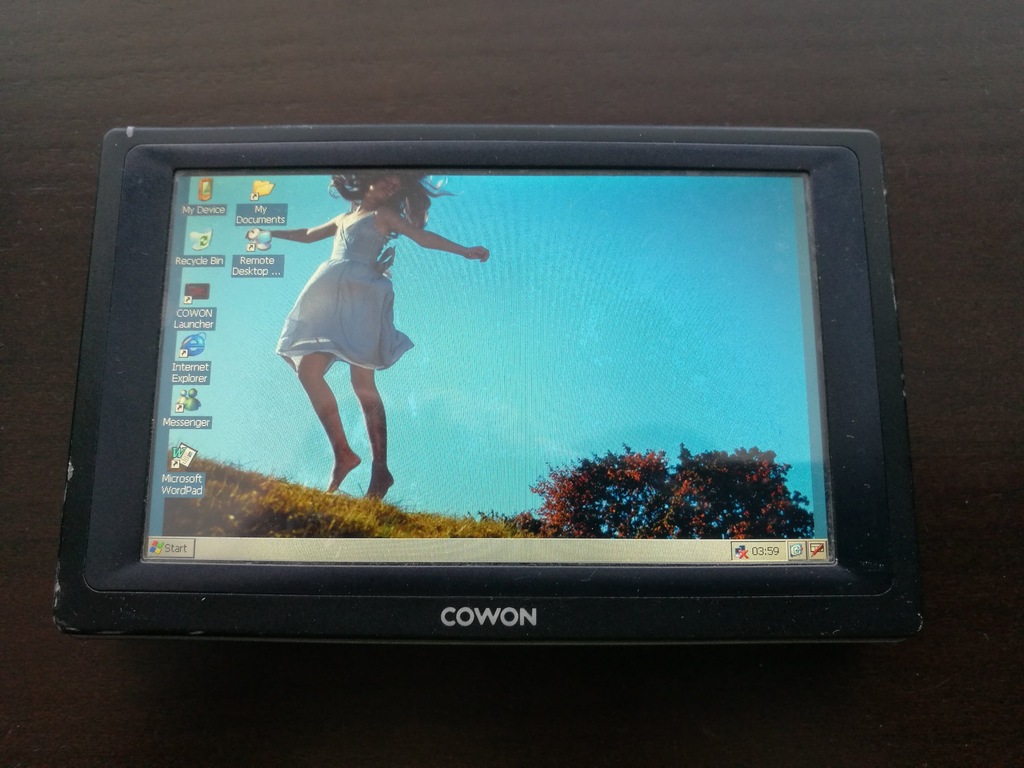 Legendarny Cowon Q5W 60GB cały zestaw
