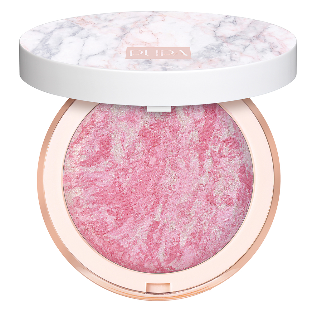 PUPA MARBLED BLUSH 001 MARBLEIZED PINK róż