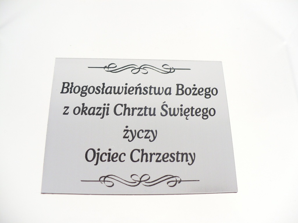 Grawer gotowe życzenia na Chrzest Ojciec Chrzestny