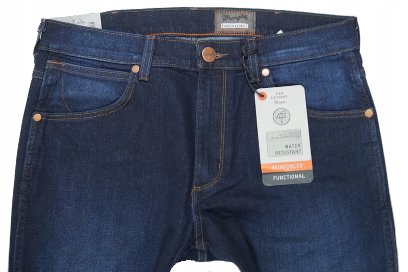 wrangler water resistant jeans