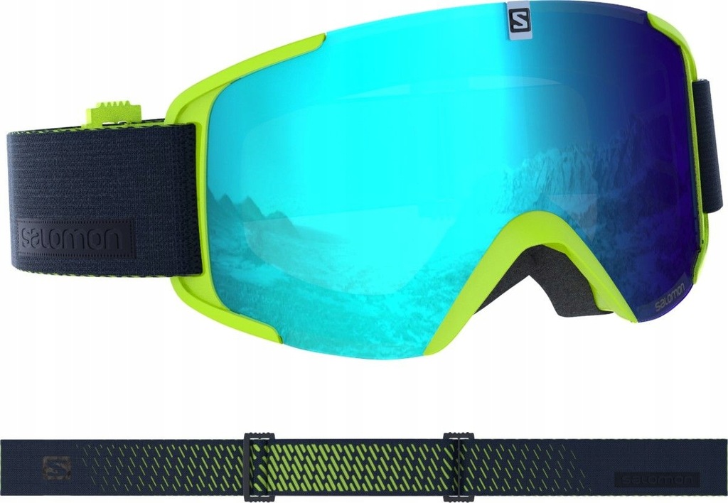 Gogle Salomon XVIEW Acid Lime Solar Blue 7659022346 oficjalne