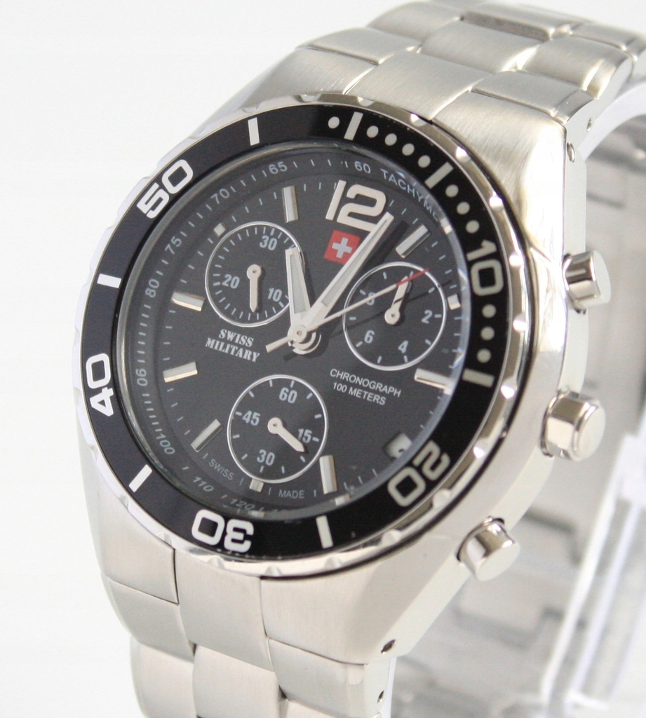 Swiss Military Chronograph 8037 zegarek KOMPLET