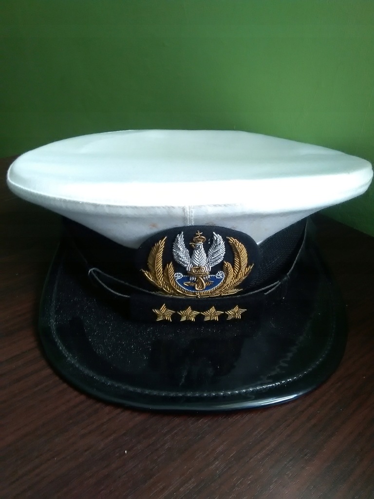 Czapka marynarska 4 GWIAZDKI
