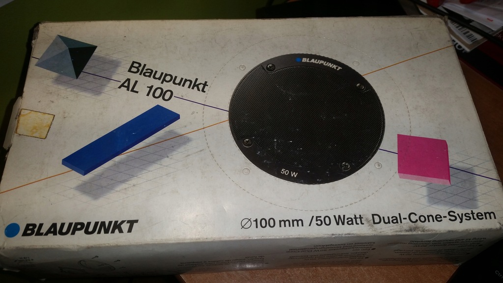 Głośniki Blaupunkt AL 100 50Watt Dual-Cone-System