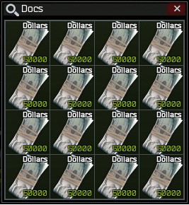 Escape from Tarkov - Document Case pełen USD