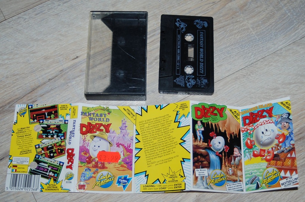 ZX SPECTRUM DIZZY FANTASY WORLD BOX