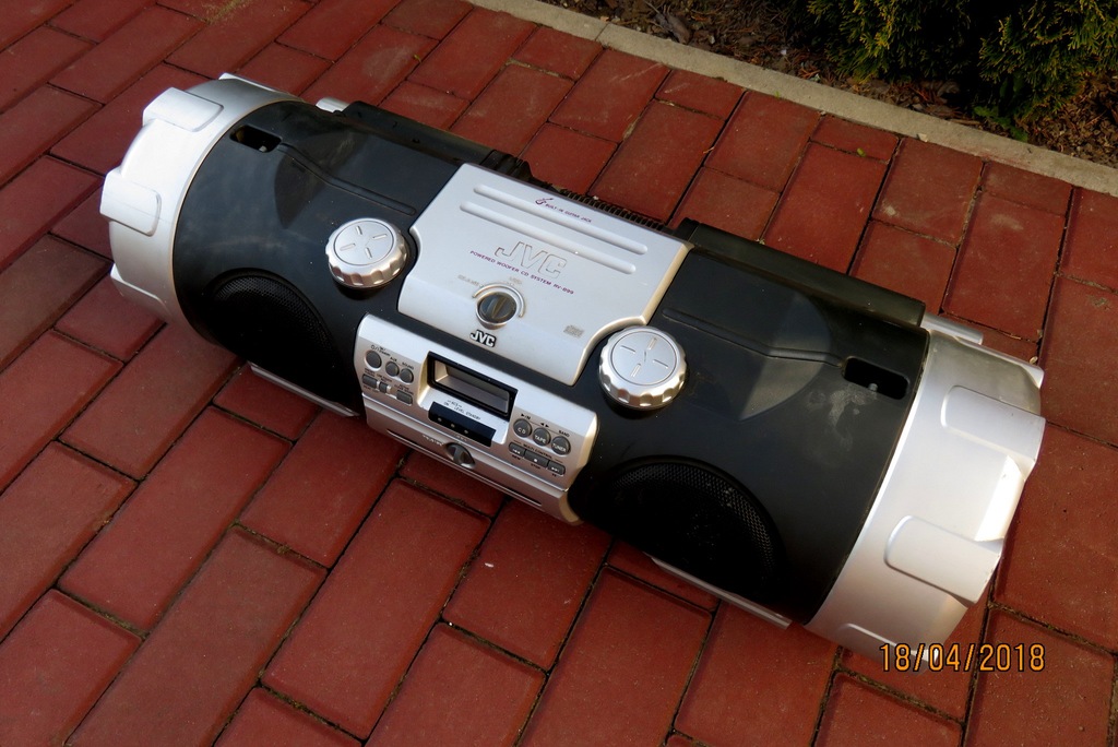 Radio budowlane Boombox,wieża JVC RVB99BK 7299495388 oficjalne