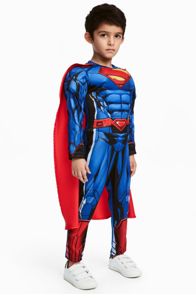 STRÓJ KARNAWAŁOWY 122/128 SUPERMAN H&M 