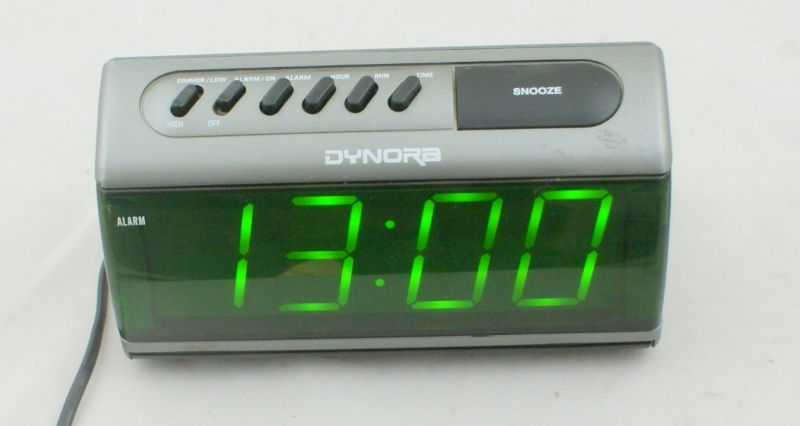 ZEGAR Z BUDZIKIEM DYNORA DY-161 DUŻY WYŚWIETLACZ