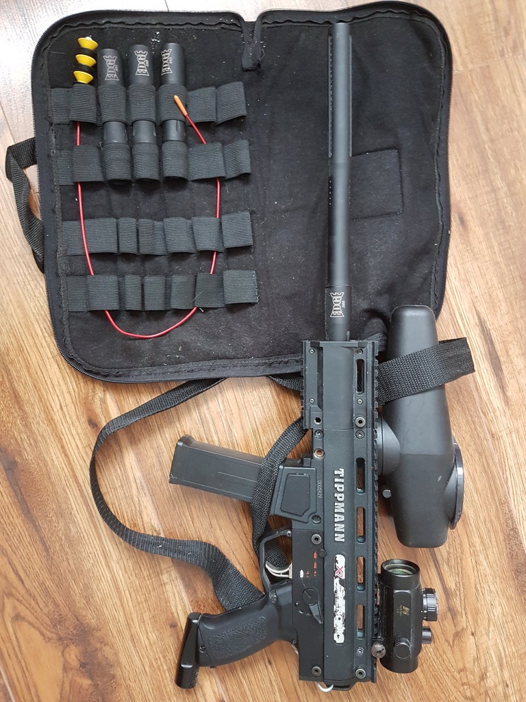 Tippmann X7 phenom, marker i lufa JJ edge