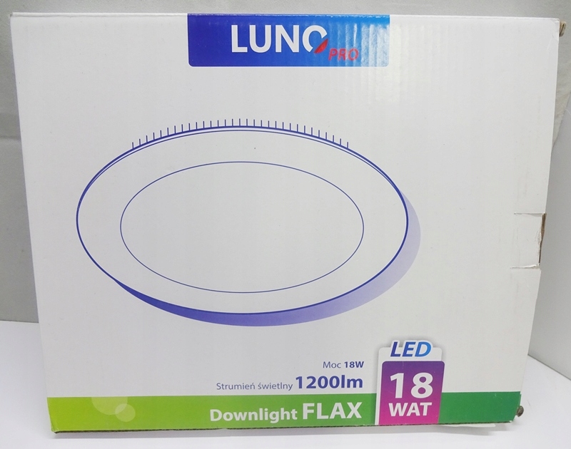 STRUMIEŃ ŚWIETLNY LUNO PRO FLAX 18W 1200LM