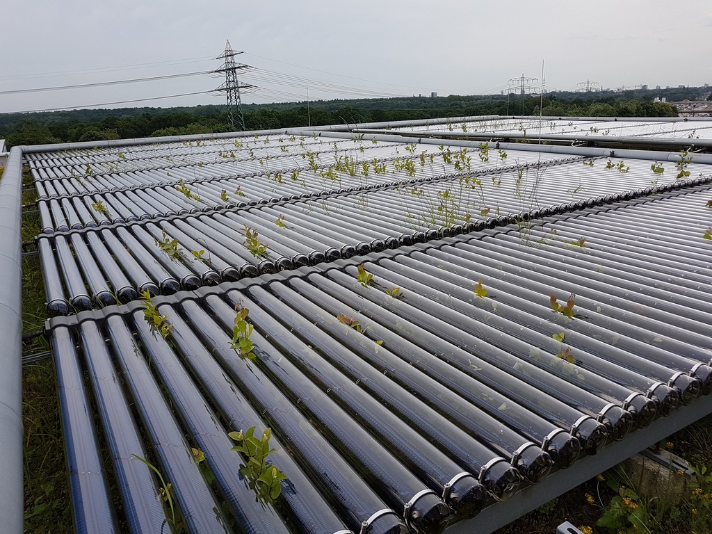 Kolektory słoneczne próżniowe 350kW Tuby 100mm