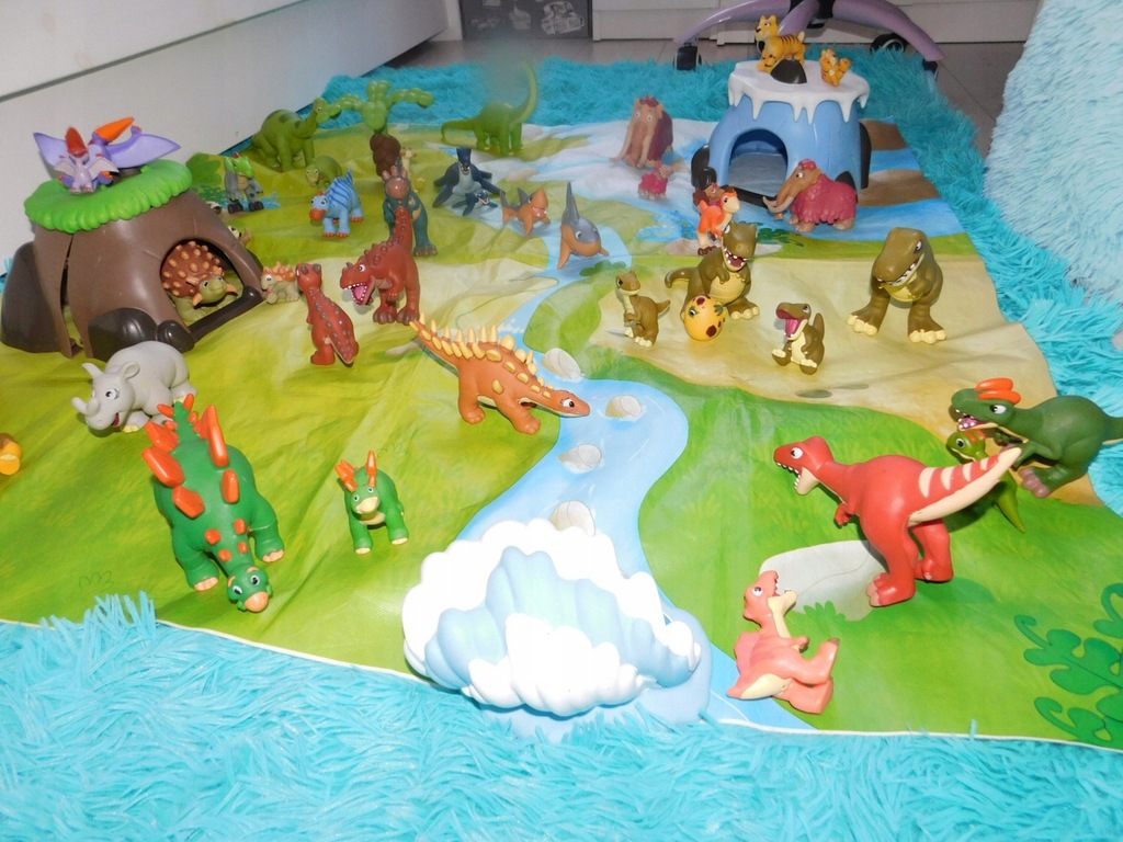 DINOZAURY świat DINOZAURÓW ZESTAW DEAGOSTINI