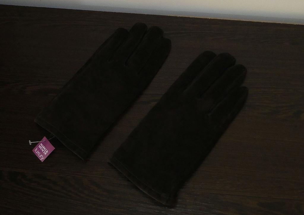 Rękawiczki Marks Spencer Leather Skórzane Skóra