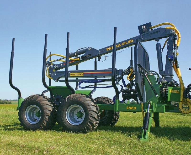 PRZYCZEPY- LEŚNE FARMA DO DREWNA CT 8,5 - 14 4WD