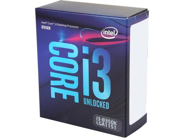 Intel core i3 8350k сравнение процессоров