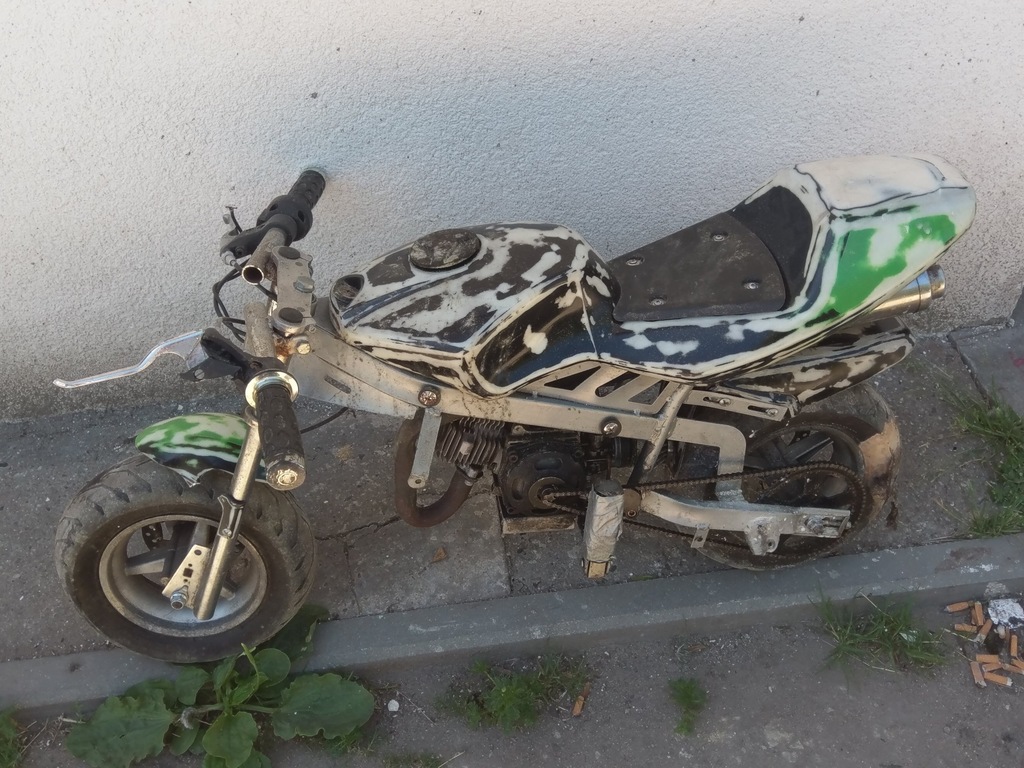 POCKET BIKE MINI ŚCIGACZ 50 MOTOR DLA DZIECKA