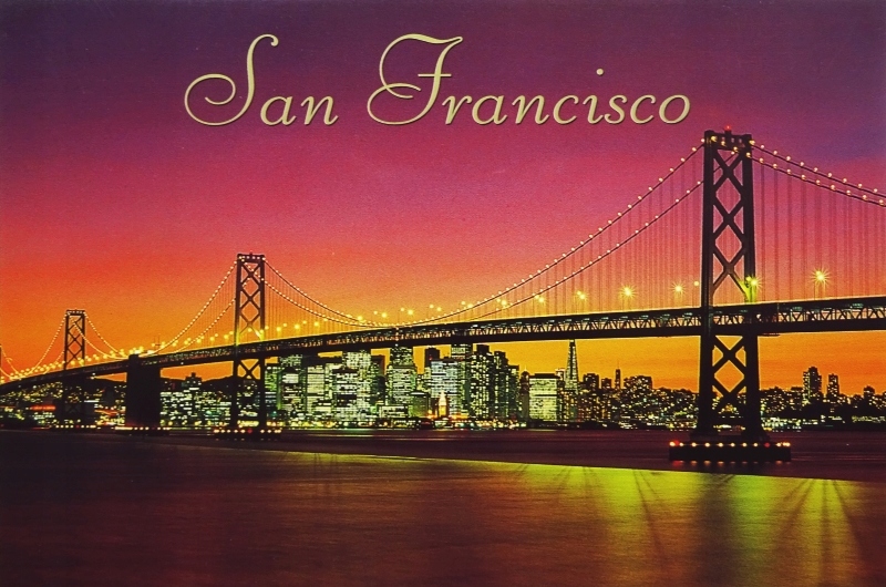 pocztówka USA San Francisco